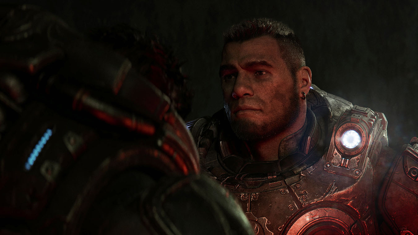 Marcus Fenix in Gears of War: E-Day