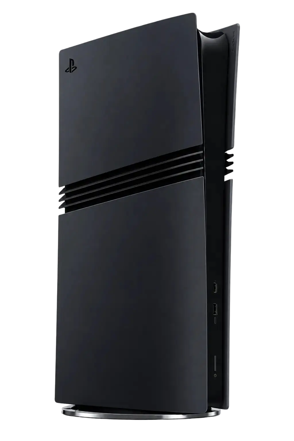PlayStation 5 console in matte black finish
