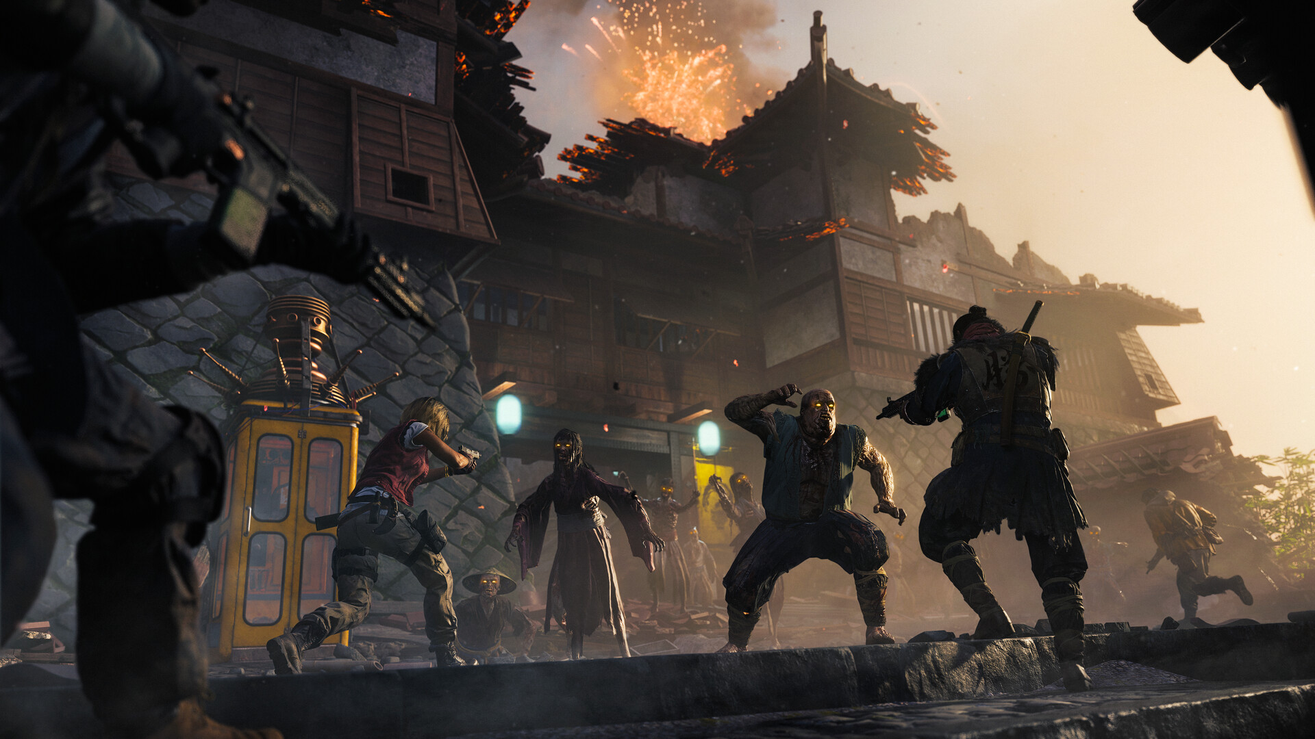 Iconic giant combats in action